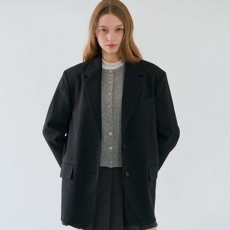 RAVEROUS（レイバロス）の「Over-sized Tailored Jacket_Black（Jackets/Outerwear）」