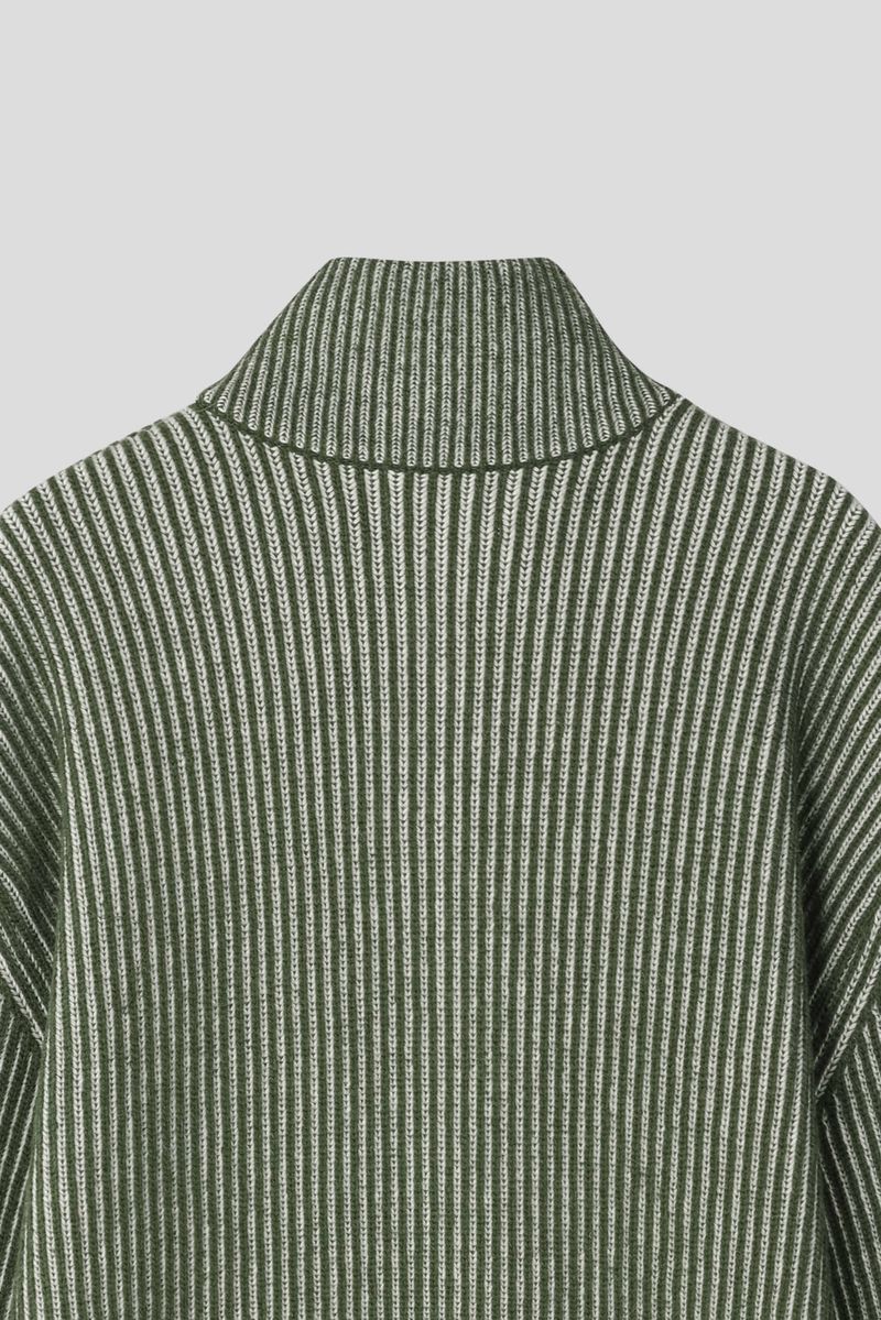 Meen Knitted Zip Up