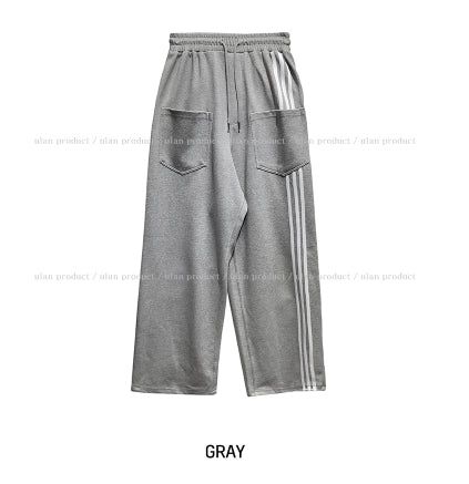 reverse pott track wide training pants