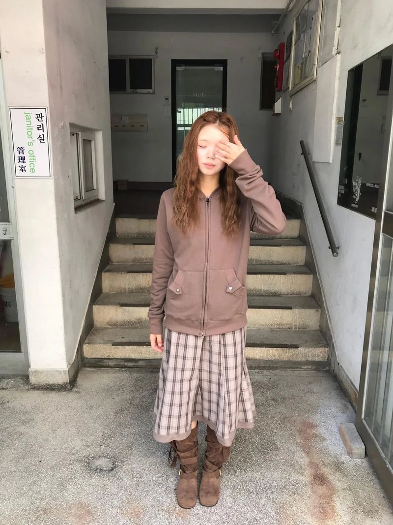 erve check skirt