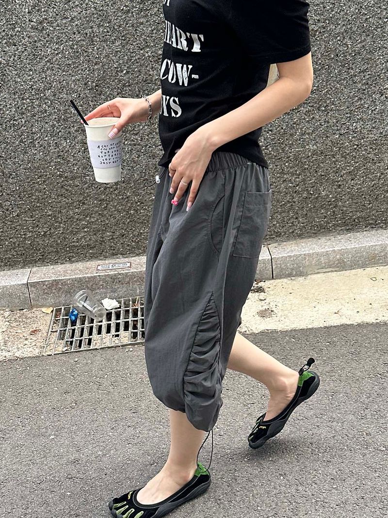 MUZESEOUL（ミューズソウル）の「Side shirring bermuda pants(3color)（Pants）」