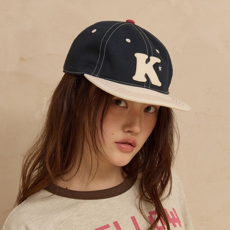 K Logo Applique Cap