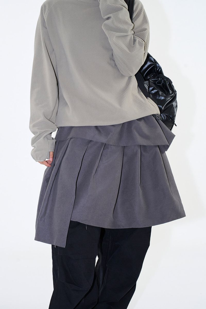 Raucohouse（ラウコハウス）の「Scon unbalance wrap skirt（Skirts）」