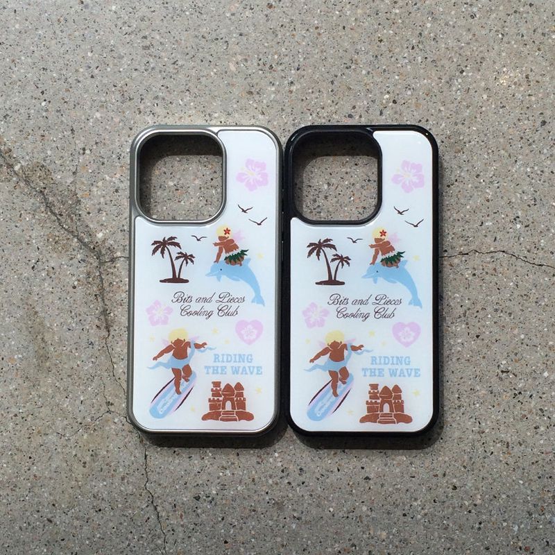 Surfing angel case (black)