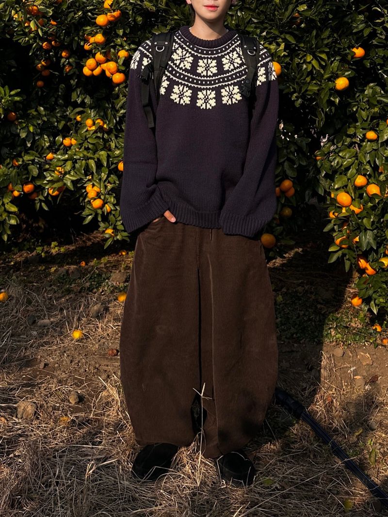Dane Corduroy Balloon Pants 5C