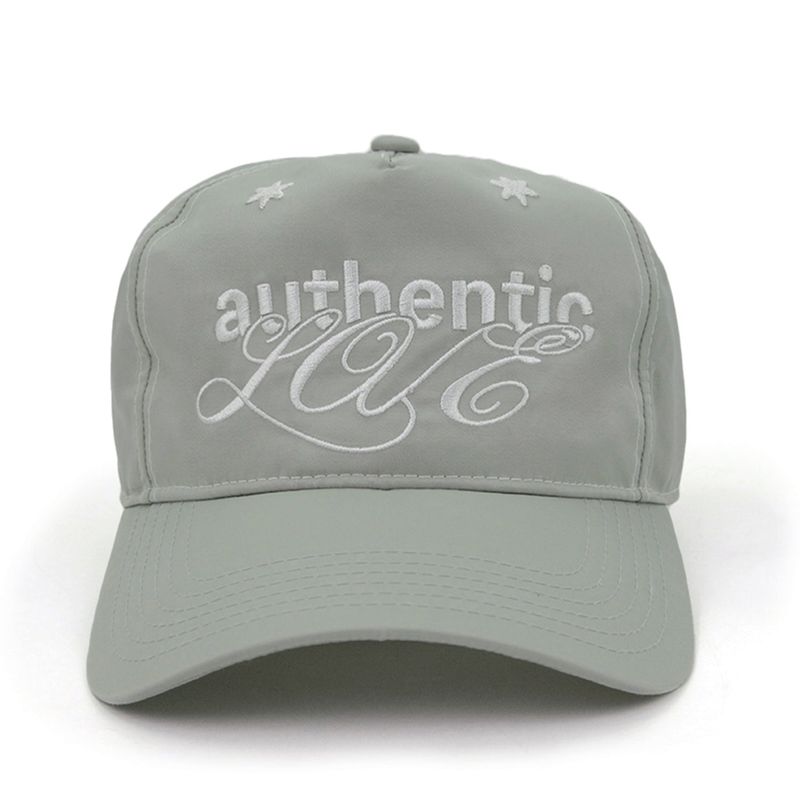 neversaynever®︎（ネバーセイネバー）の「オーセンティックラブナイロンキャップ セージグリーン（Hats）」