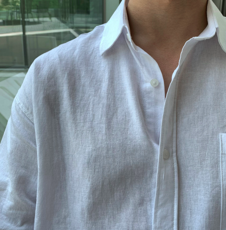 Cool Basic Semi-Over Short Sleeve Shirt