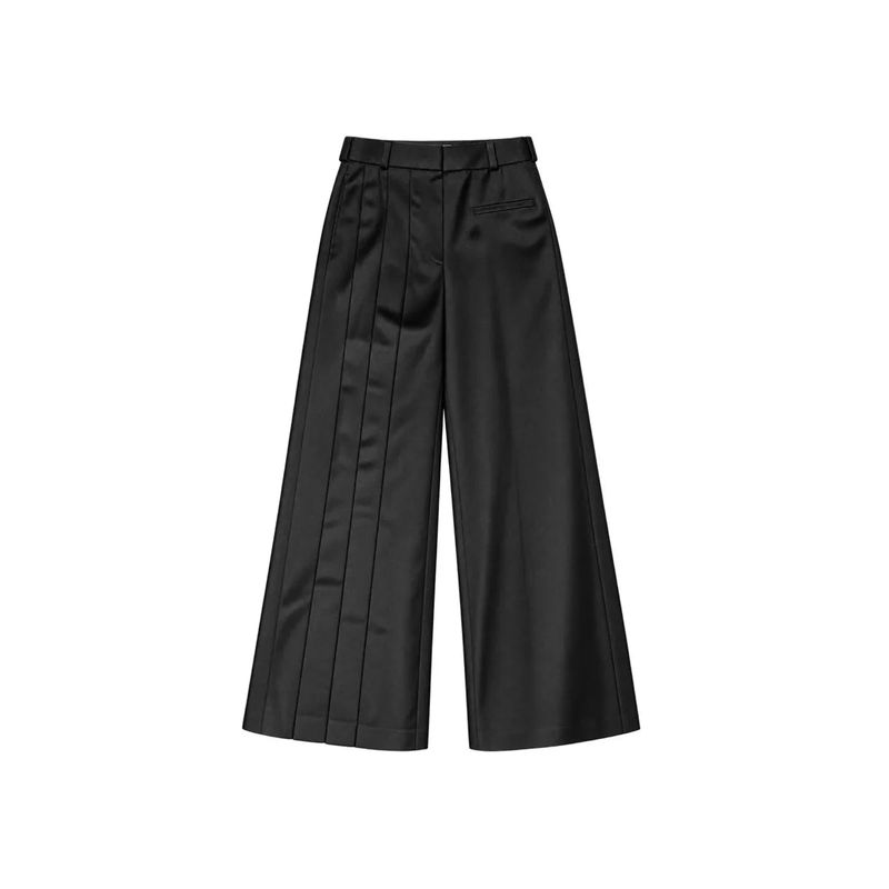 PLEATED WIDE PANTS