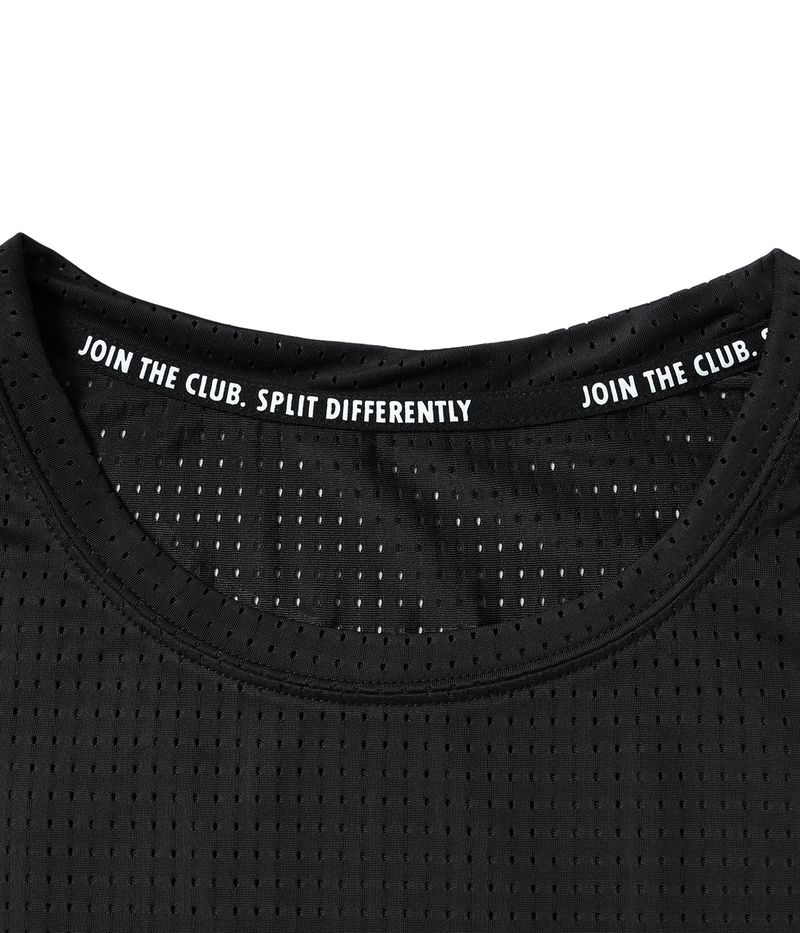 Air Vent Solid T-Shirt (Black)