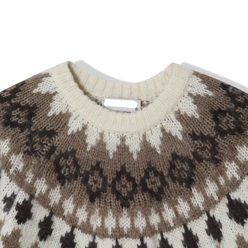 Mohair Nordic knit (4color)