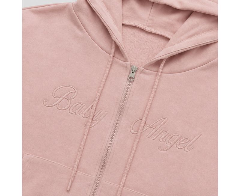 LMN Baby Cropped Hood Zip-Up (3 colors)