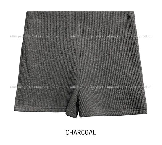 Koiz ribbed knitwear short pants