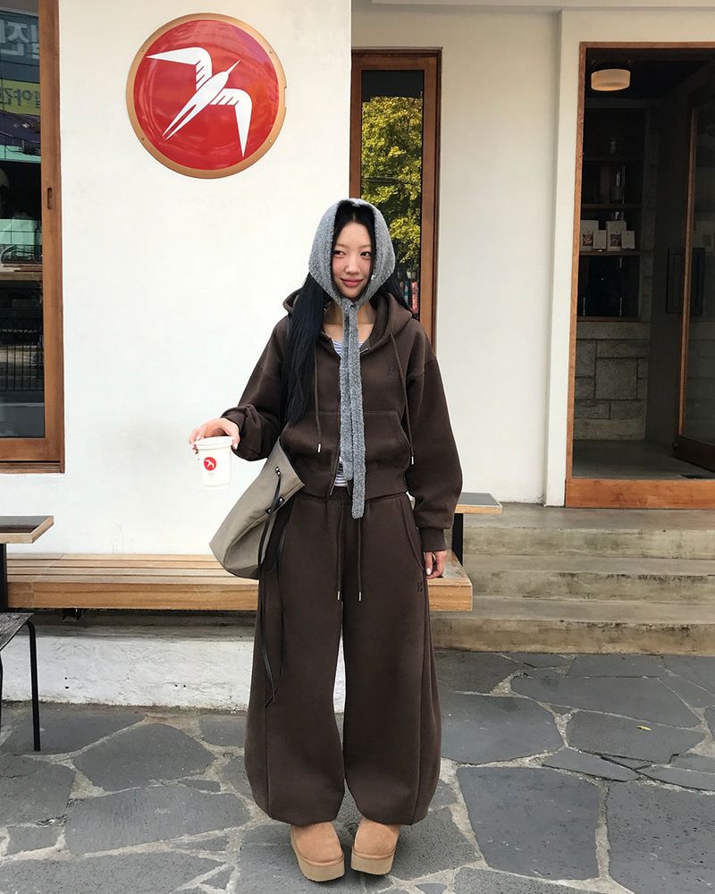 [ORIGINAL] Tibet 2-Way Cropped Hood Zip-Up