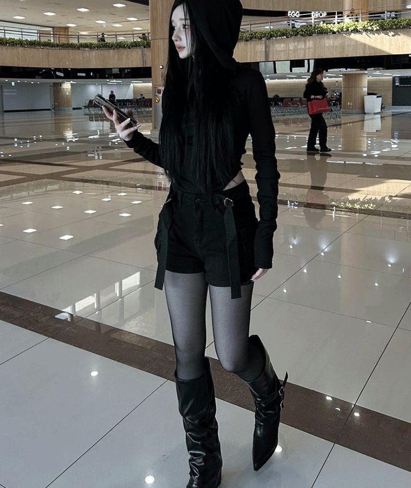 Unfold Leather Knee High Boots
