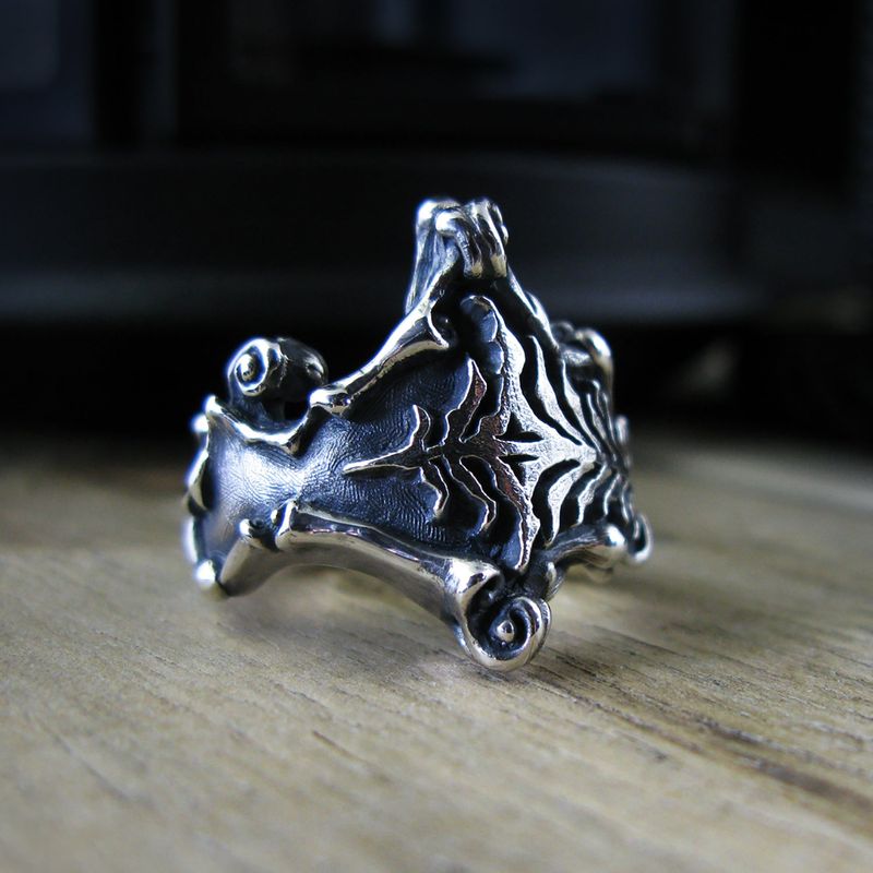 Z-Grimoire silver ring