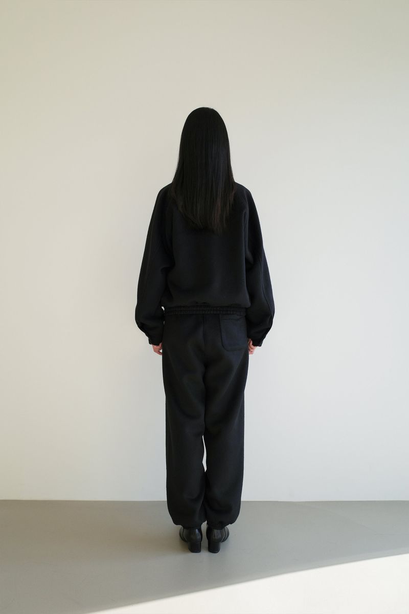 ウールジップアップジャンパー, ブラック