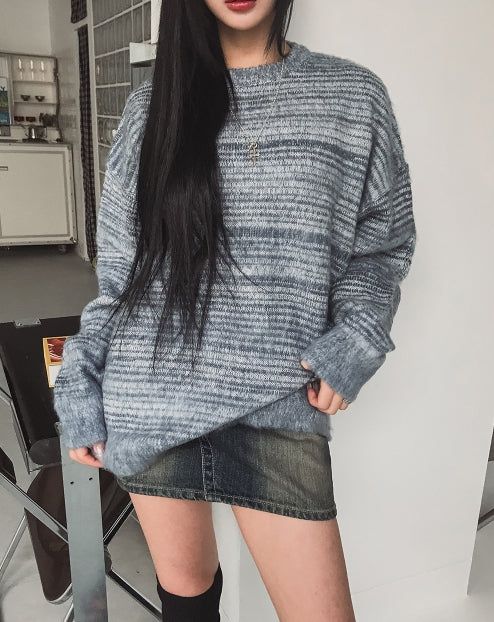 Soft Mix Stripe Knit