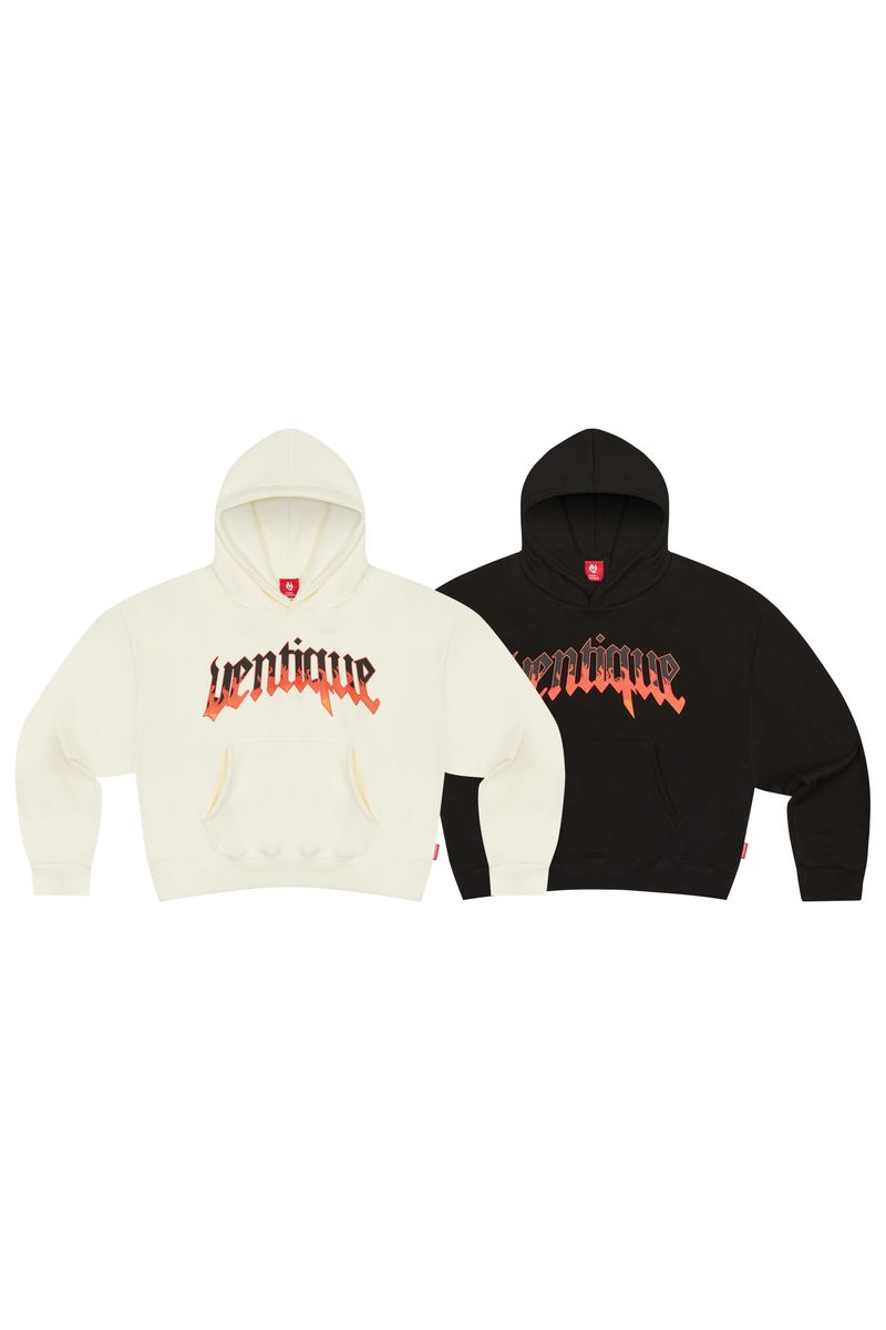 VENTIQUE Crop Hoodie 2color