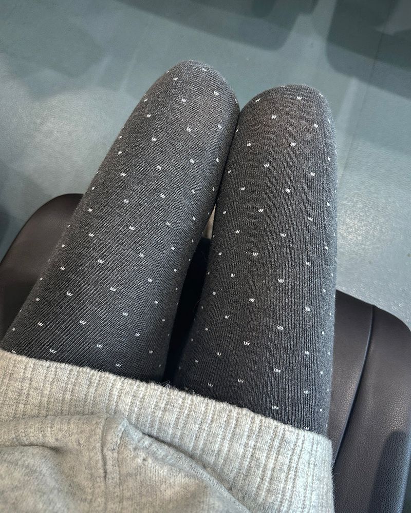dotted socks stocking leggings