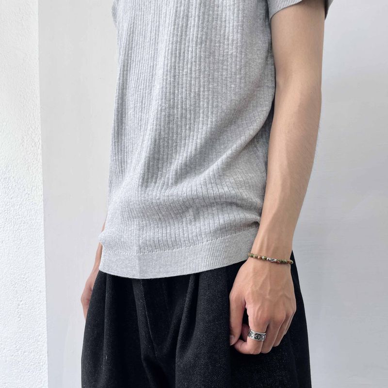 Sharp Silhouette Half-Zip Polo