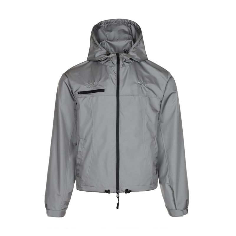 SYMBOL EMBROIDERY WINDBREAKER [GRAY]