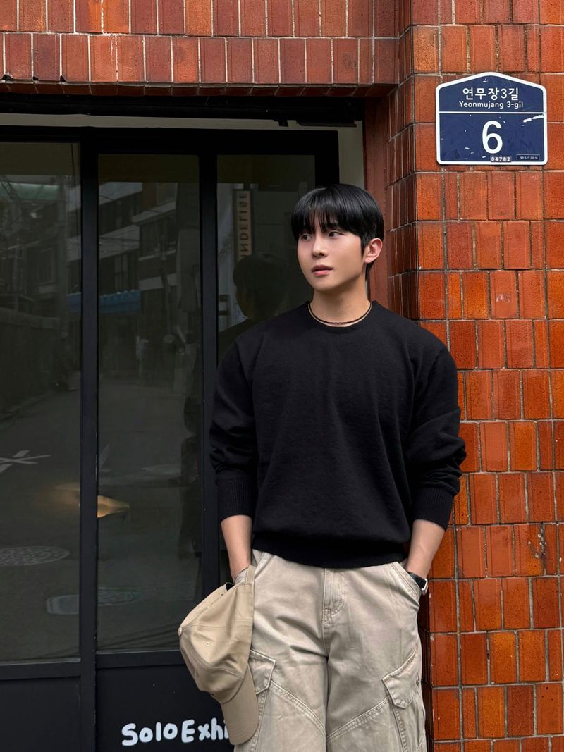 Fade cooling round knitwear