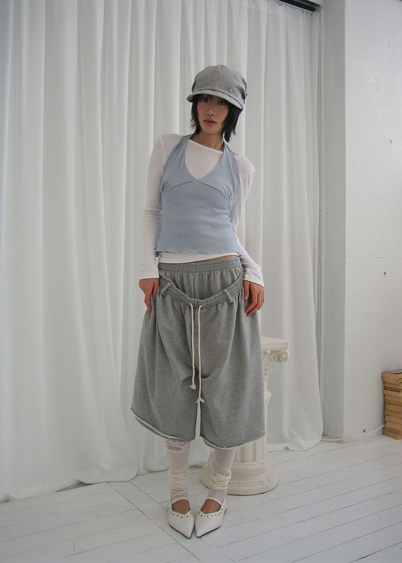 COTTON SHIRRING CAP