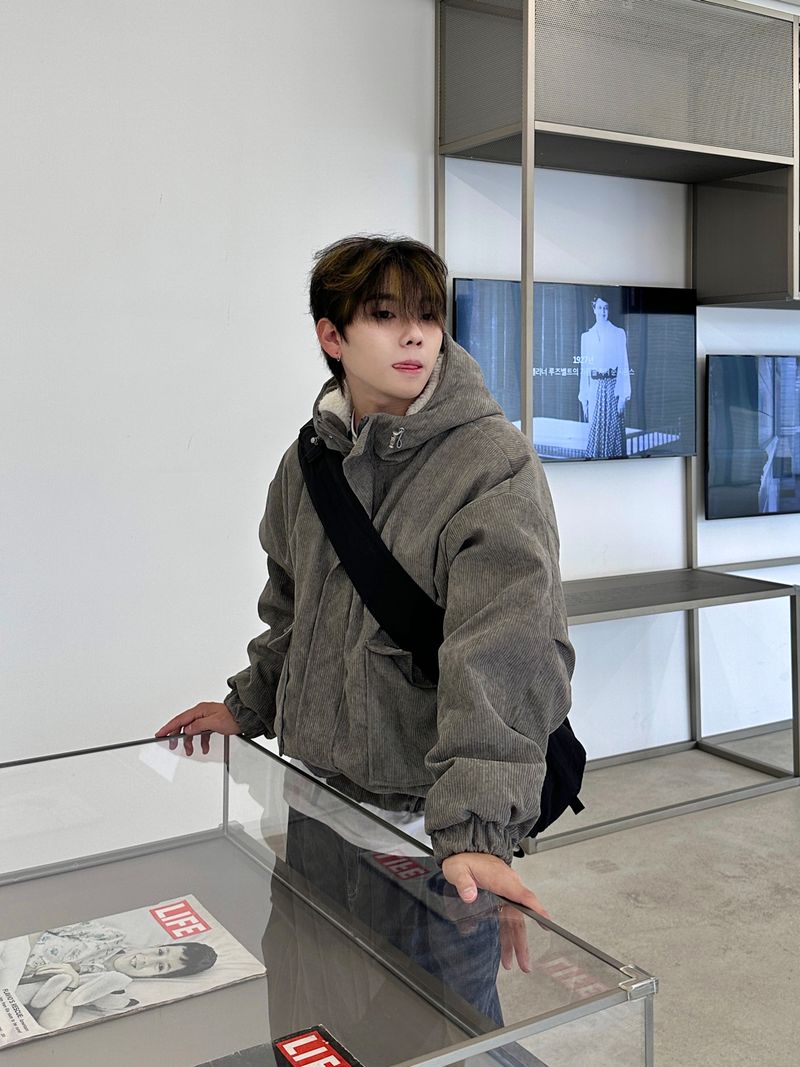 Number Jack Corduroy Hooded Jacket 3C