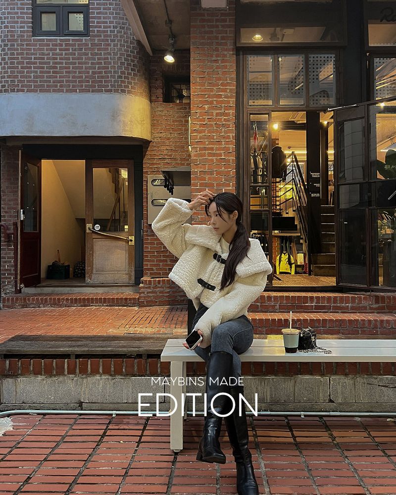 MAYBINS(メイビンス)の「【MADE】big collar boa jacket(Jackets/Outerwear)」