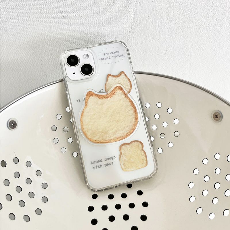 [phone grip]  paw-made bread