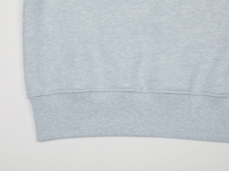 COMFORT DIAGONAL ZIP SWEATSHIRTS (LIGHT BLUE)