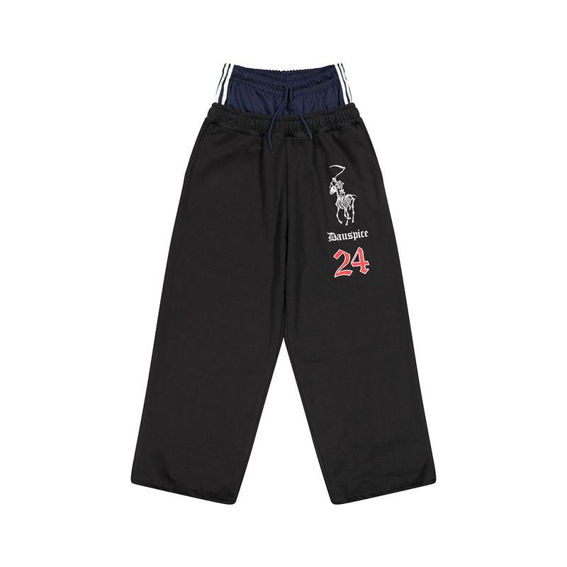 (DUC) BB Waist Low-Rise Sweatpants Black
