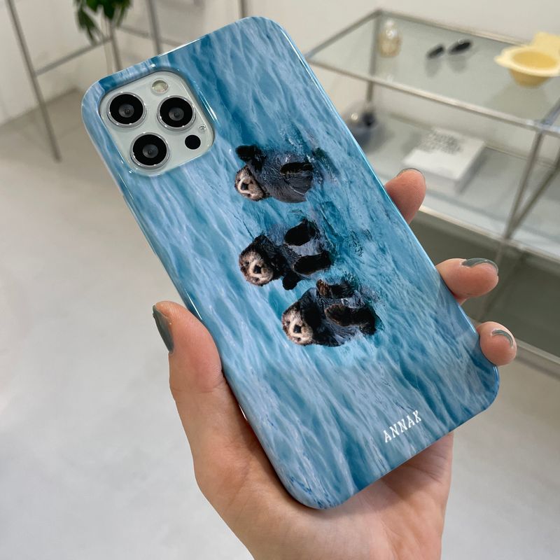 [sea otter triplets hard case]