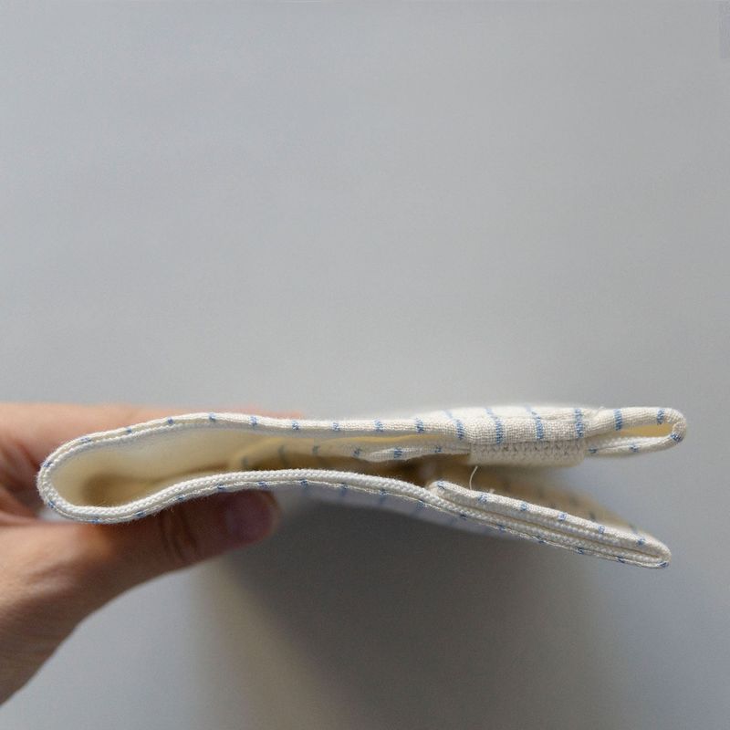 [MADE] Window stripe book cover_Sky blue