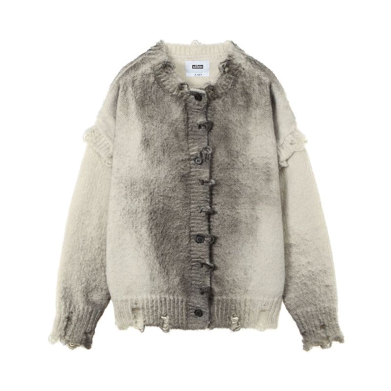 [23FW LSD COLLECTION] Spray Oversized Cardigan_Grey [aespa winter pick]