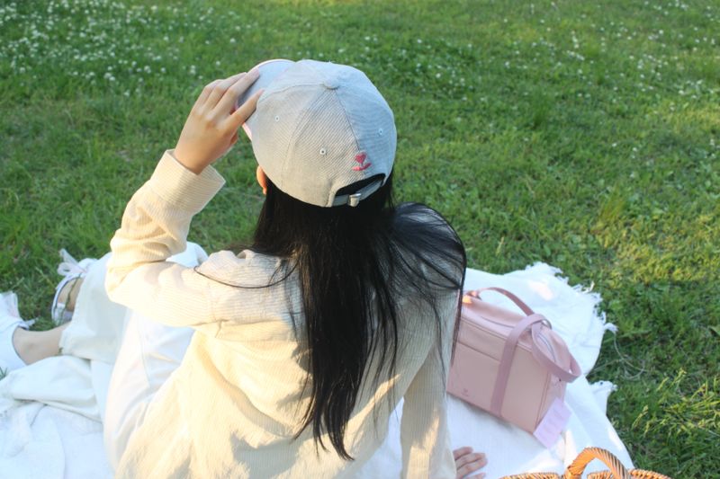 RIBON CAT DENIM BALL CAP