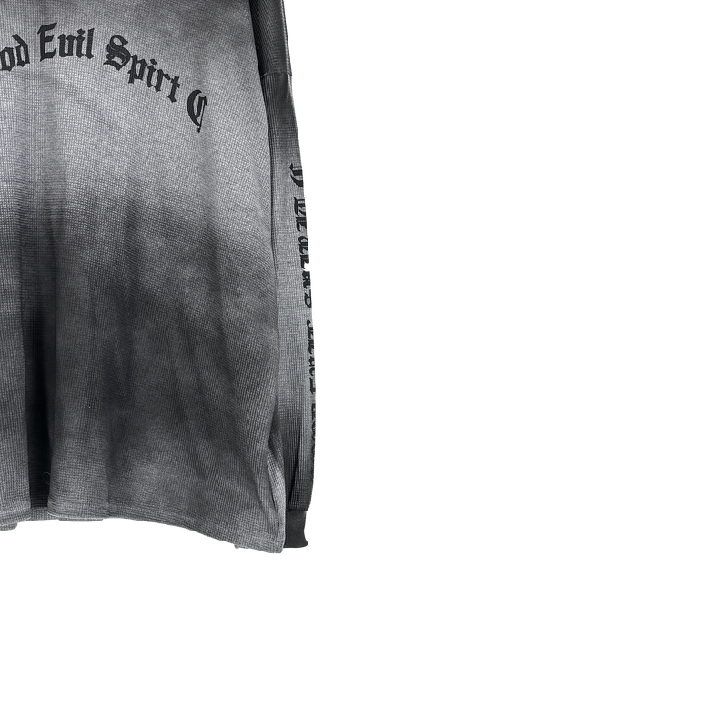 waffle dirty lettering long sleeve