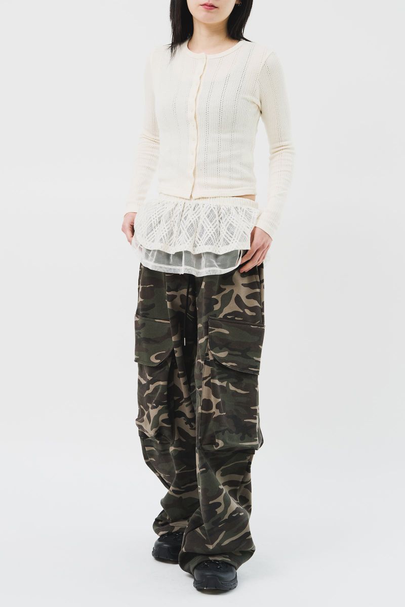 Teo Camo Pocket Sweatpants (2color)
