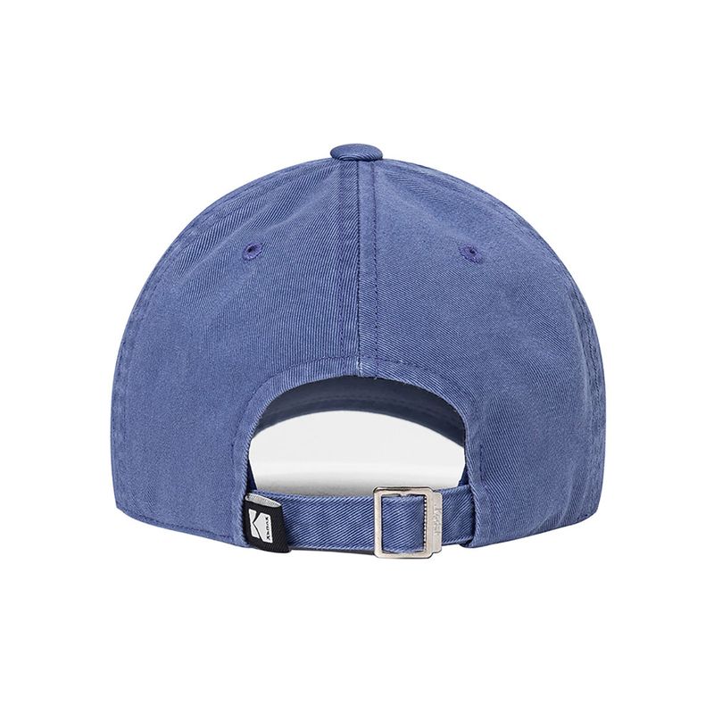 Relaxed Fit Square Logo Ball Cap【BLUE】