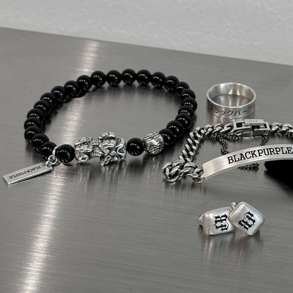 [Silver925] Money Keeper Onyx Bracelet