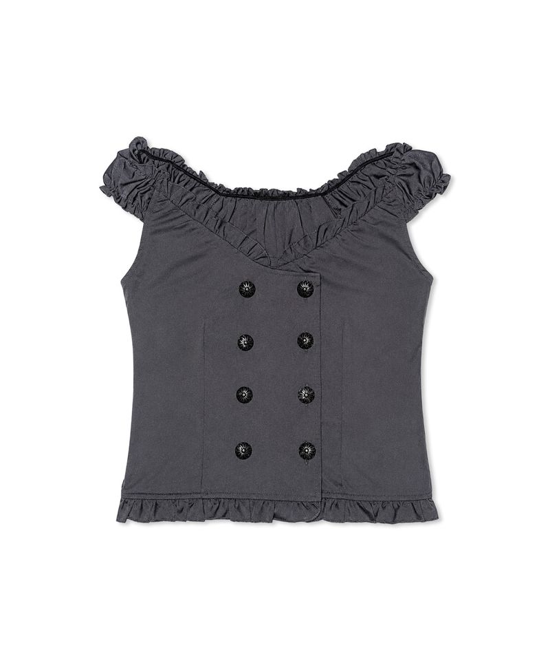 chrome frill bl (3colors)