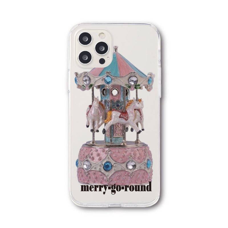 PHONO PHONO(フォノフォノ)の「MERRY-GO-ROUND PHONE CASE (JELLY)(Smartphone Accessories)」