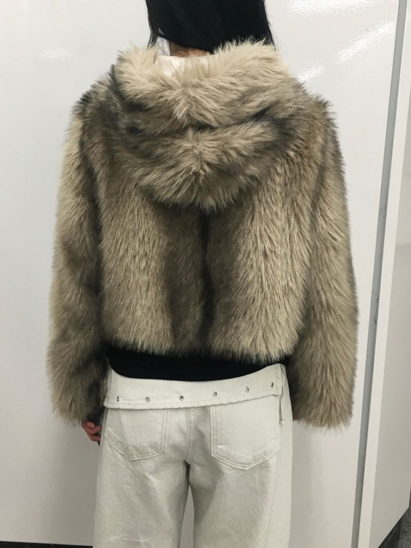 Mua Crop Fur Jacket (1c)