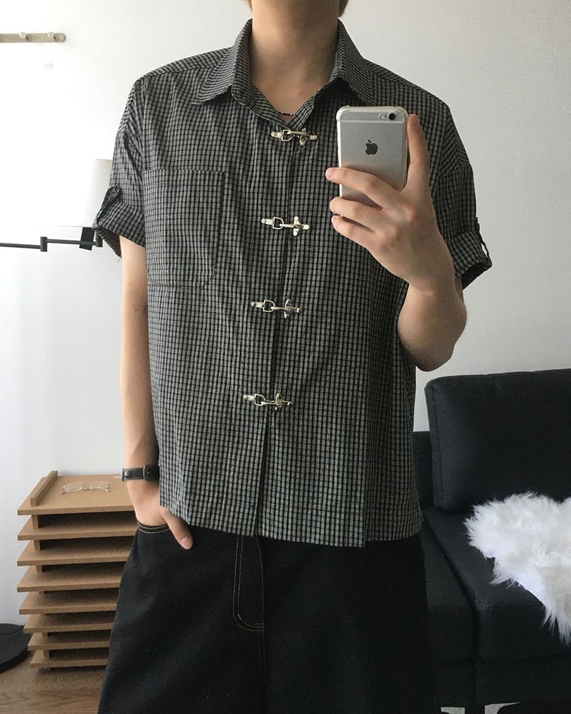 Buckcle Short Sleeve Shirt