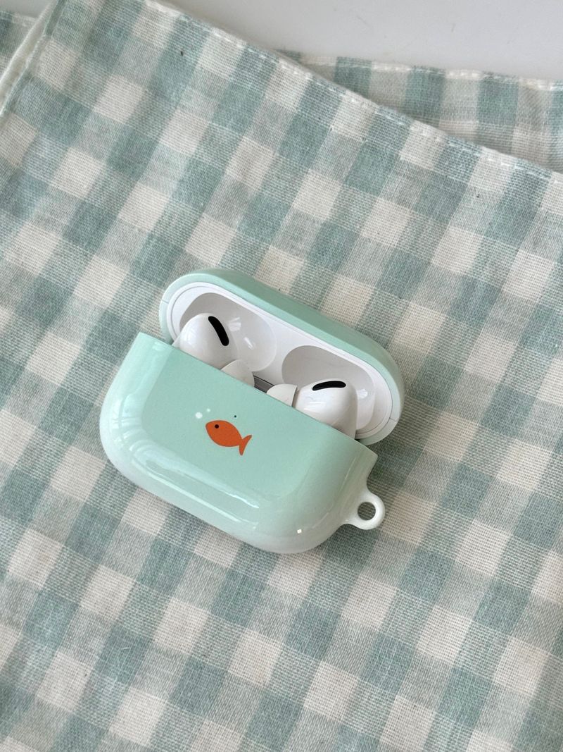 MINT GOLDFISH Airpods Case