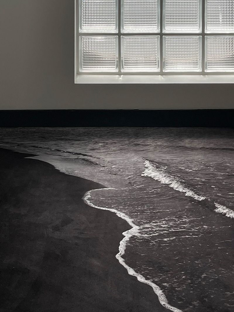 mono seaside rug - M