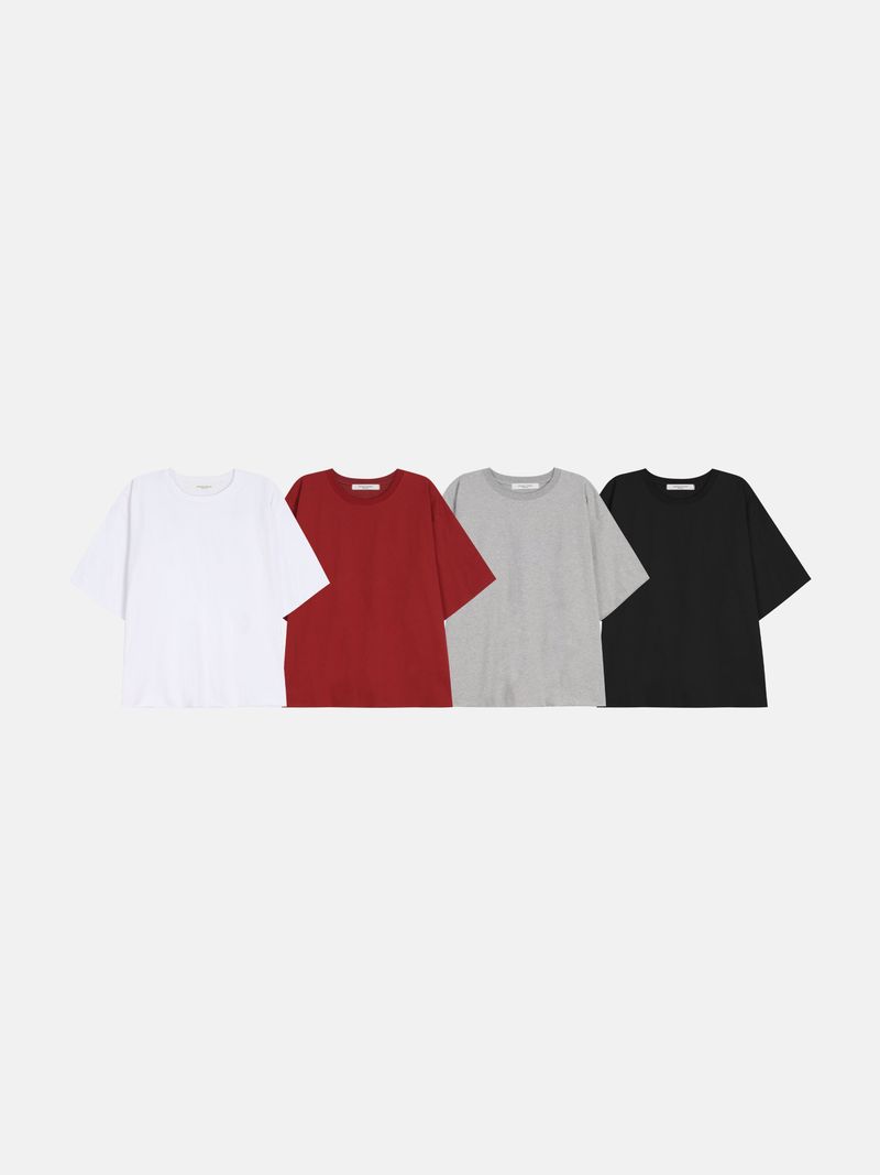 crop cut off short sleeve(4colors)