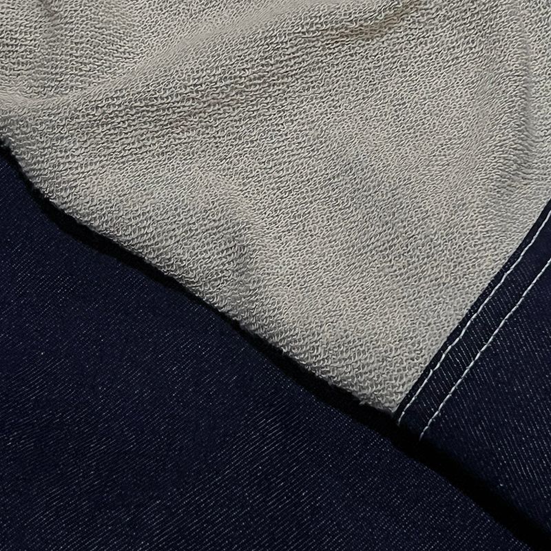 reverse Terry Pocket Denim Jacket_blue