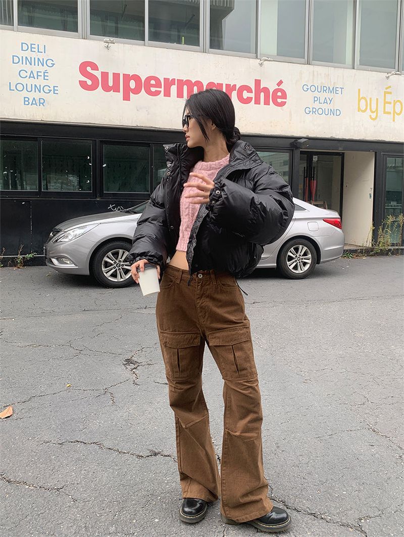 POUND CROPPED PADDING JACKET (6COLOR)