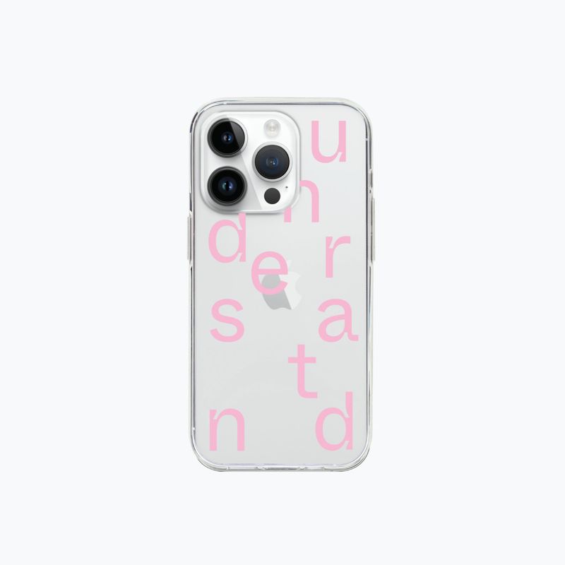 poft（ポフト）の「understand lettering jelly case pink（Smartphone Accessories）」